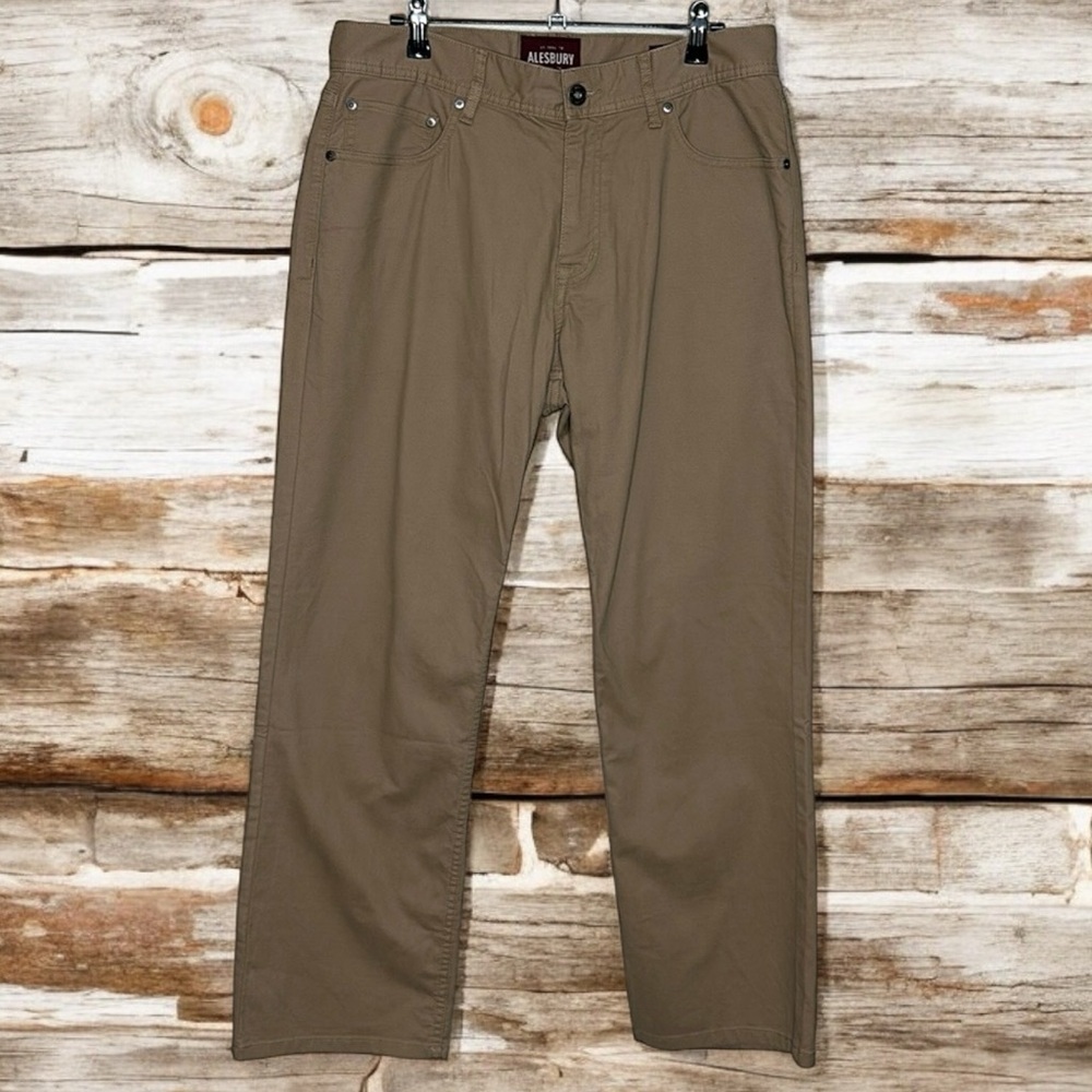 Alesbury Mico Corduroy T34 Tan Colored Pants New Without Tags Sz 31x30  Relaxed